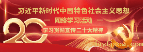习近平新时代中国特色社会主义思想网络学习活动